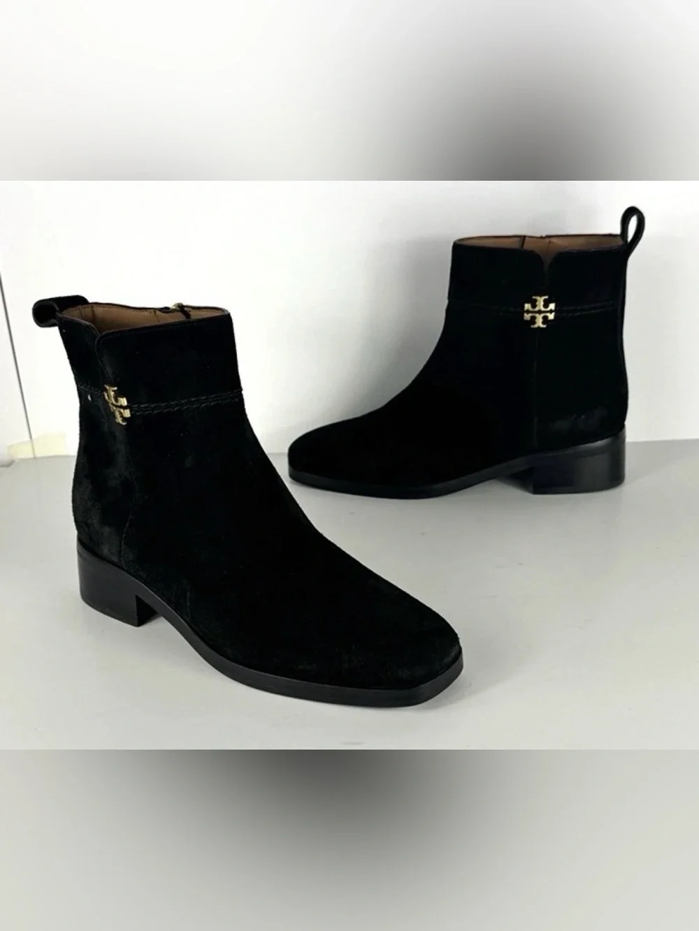 Tory Burch black suede